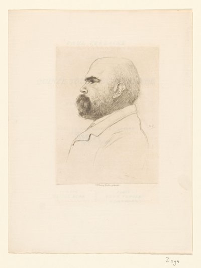 Portrait of Paul Verlaine by Philip Zilcken