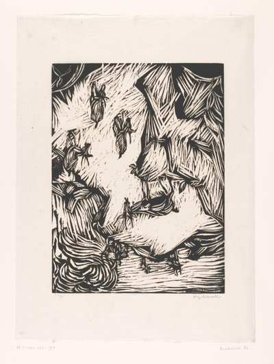 Group of Mountain Goats in Rocky Landscape by Philipp Bauknecht