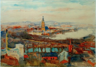 View of Potsdam and the Garrison Church by Philipp Franck