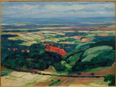 View over Kronberg into the Main Plain by Philipp Franck
