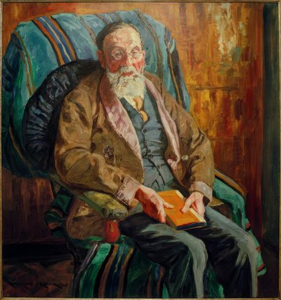 Portrait of the Historian Albert Ruppersberg by Philipp Franck