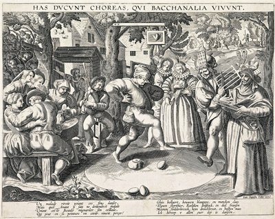 Egg Dance, c. 1580 by Philipp Galle