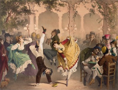 Le Quadrille a Bullier by Philippe Jacques Linder