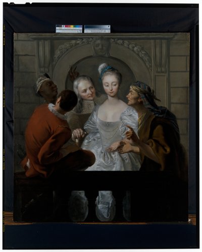 The Fortune Teller by Philippe Mercier