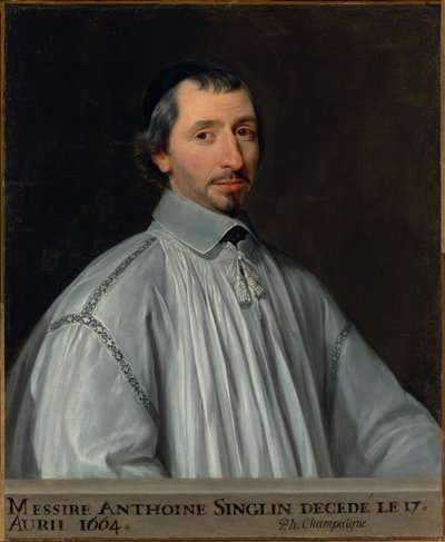 Antoine Singlin by Philippe de Champaigne