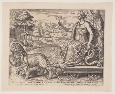 Earth, from The Four Elements by Philips Galle
