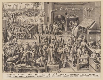 Justice, from The Seven Virtues by Philips Galle