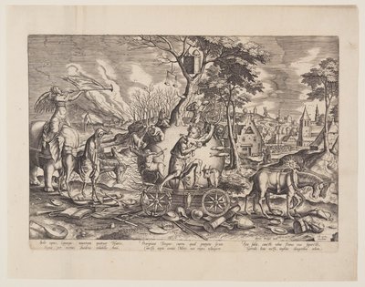 The Triumph of Time by Philips Galle