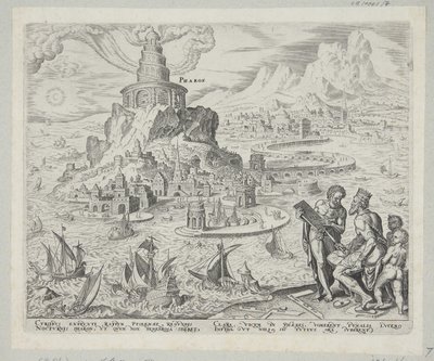 The Lighthouse at Alexandria by Philips Galle