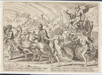 The Triumph of Time by Philips Galle