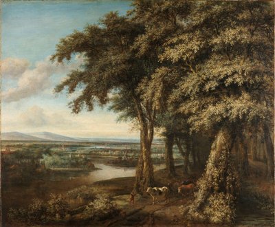 The Entrance to the Woods by Philips Koninck