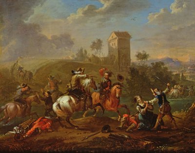 Bandits Scene by Philips Wouwerman