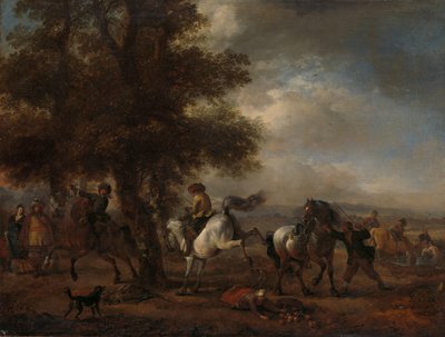 The Bucking Grey by Philips Wouwerman