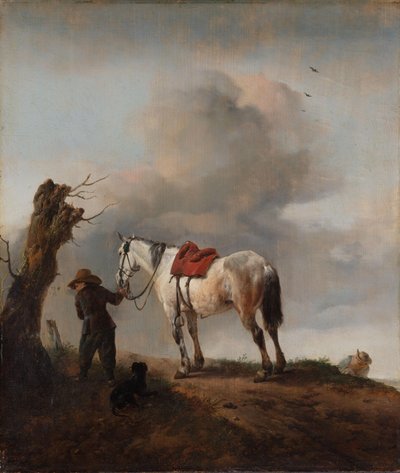 The Grey Horse by Philips Wouwerman