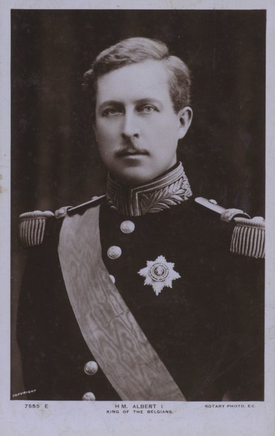 Albert I, King of Belgium by Photographer Belgian