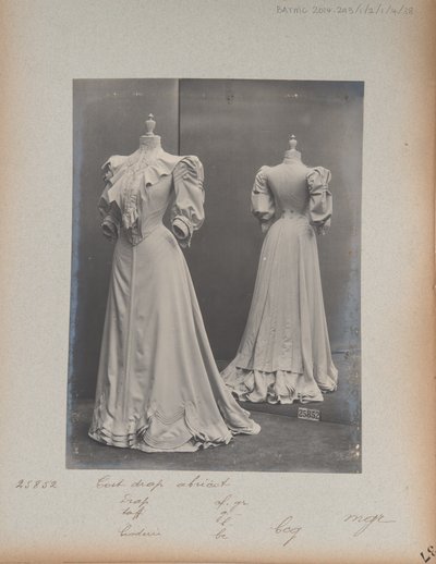 Album Page: House of Worth, Costume by Photographer French