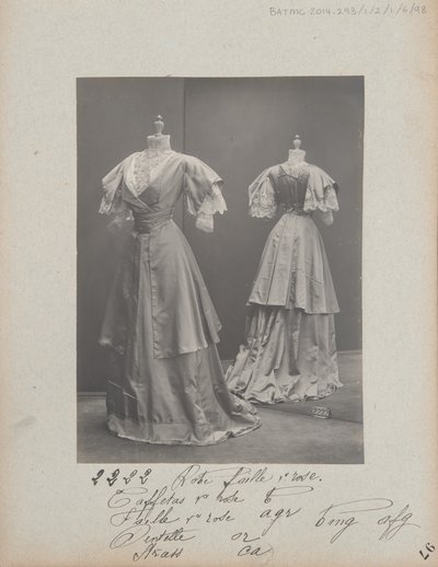 Album Page: House of Worth, Costume by Photographer French