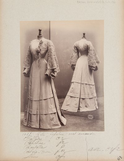 Album Page: House of Worth, Costume by Photographer French