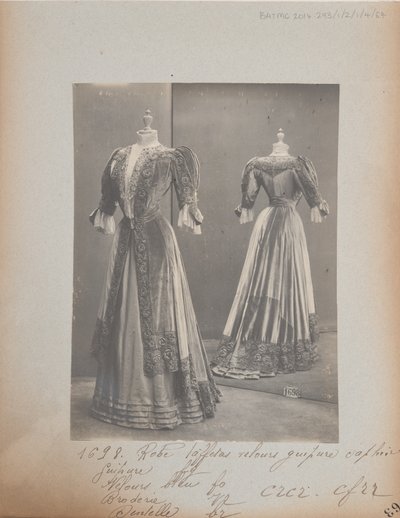 Album Page: House of Worth, Dress by Photographer French