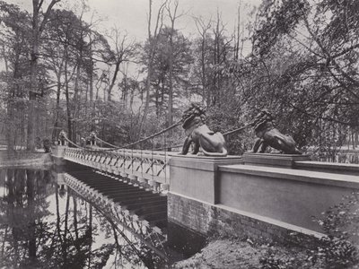 In the Tiergarten, Lion Bridge by Photographer German