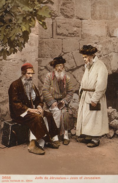 Jews of Jerusalem by Photographer German