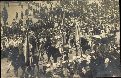 Photo Eisenach, Carriage, Reception of the Princes by Photographer German
