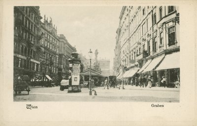 View of Vienna street by Photographer German