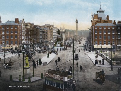 Sackville Street, Dublin by Photographer Irish