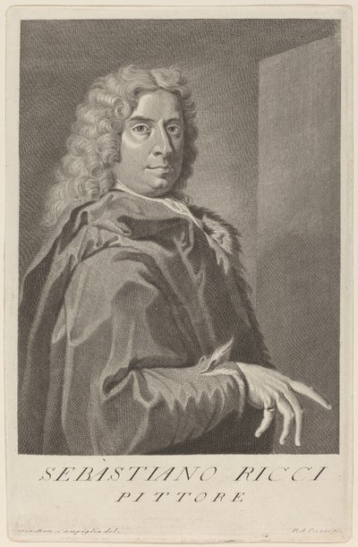 Sebastiano Ricci by Pier Antonio Pazzi after Giovanni Domenico Campiglia