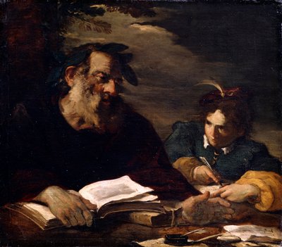 Homer Dictating His Poems by Pier Francesco Mola