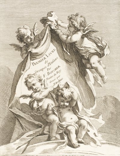 Frontispiece by Pierre Alexandre Aveline