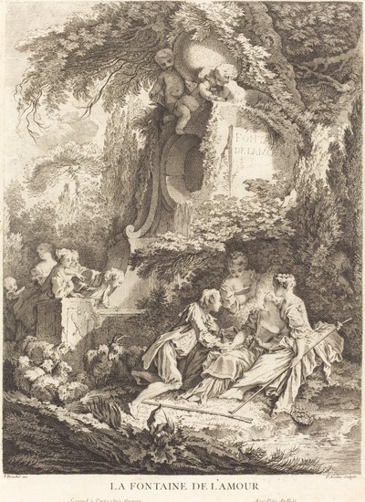 The Fountain of Love, 1738 by Pierre Alexandre Aveline