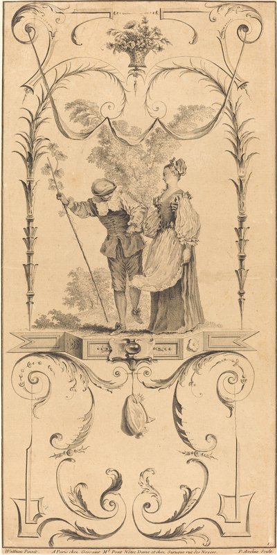 Shepherd and Shepherdess by Pierre Alexandre Aveline