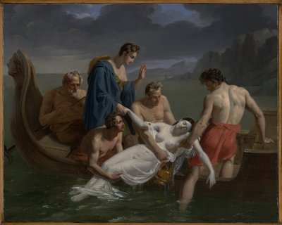 The Death of Sappho by Pierre Antoine Augustin Vafflard