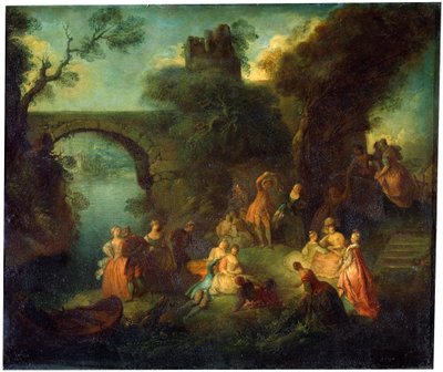 Dance at the River by Pierre Antoine Quillard