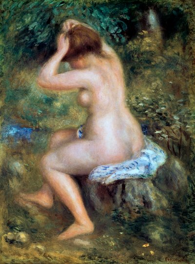 A Bather, 1885-1890 by Pierre Auguste Renoir