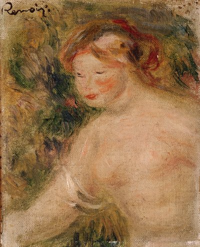 A Female Torso by Pierre Auguste Renoir