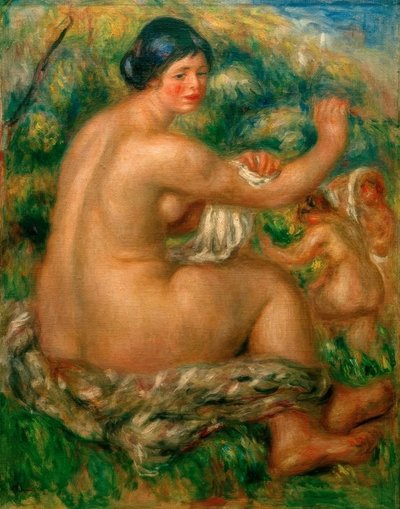After the Bath by Pierre Auguste Renoir