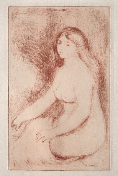 Seated Bather, c. 1905 by Pierre Auguste Renoir