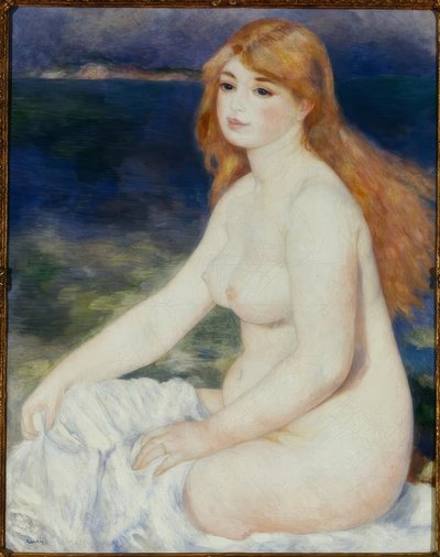 Blonde Bather by Pierre Auguste Renoir