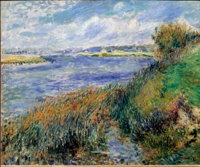 Banks of the Seine in Champrosay by Pierre Auguste Renoir