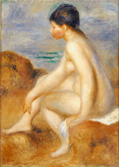 Bather by Pierre Auguste Renoir