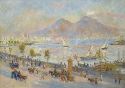 Bay of Naples, Evening by Pierre Auguste Renoir