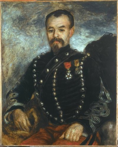 Portrait of Captain Darras by Pierre Auguste Renoir