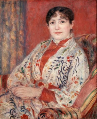 Portrait of Madame Leriaux by Pierre Auguste Renoir