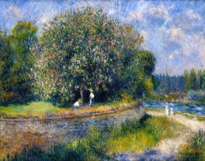 Blooming Chestnut Tree by Pierre Auguste Renoir