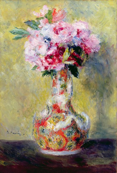 Bouquet in a Vase by Pierre Auguste Renoir