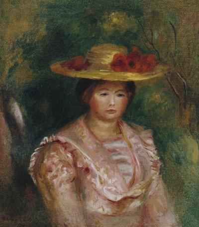 Bust of a Woman by Pierre Auguste Renoir