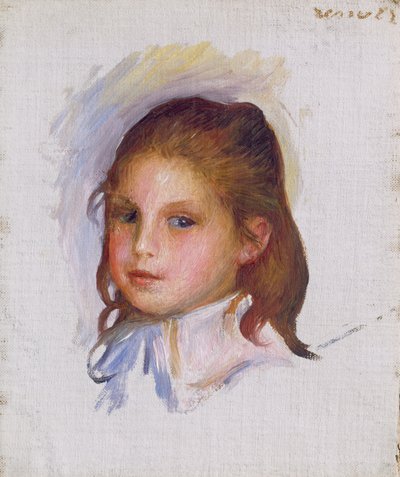 Child with Brown Hair by Pierre Auguste Renoir