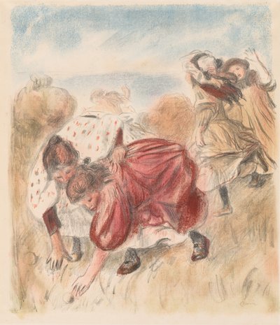 Children Playing Ball by Pierre Auguste Renoir